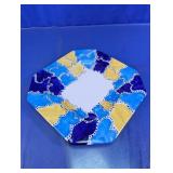 Hand-Painted Ceramic Serving Plate