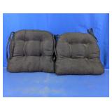 Black Tufted Chair Seat Cushions