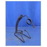 Black Metal Spiral Bottle Holder