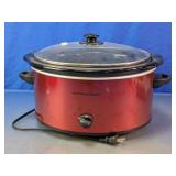 Hamilton Beach Red Slow Cooker