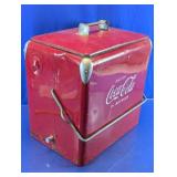 Coca-Cola Metal Cooler Ice Chest