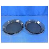 Pyrex Black Glass Pie Plates
