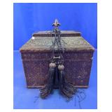 Fleur-de-Lis Decorative Keepsake Jewelry Box