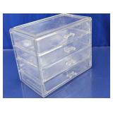 Clear Acrylic 4-Drawer Storage Organizer