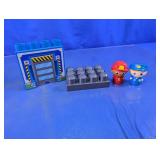 Toy Garage Playset With Figures and Pieces