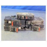 Assorted Vintage Electrical Circuit Breakers Lot