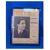 Framed Spanish Sheet Music Prints