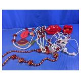 Novelty Lips Themed Decor & Accessories Lot