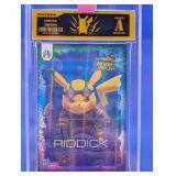 Custom Graded Pikachu Riddick Cosplay Holo Card