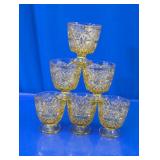 Cut Glass Footed Dessert Glass Assortment