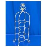 Twisted Metal Four-Bottle Wine Rack