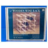 J.K. Adams 12-Bottle Wooden Wine Rack Builders
