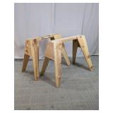 Burro Brand 29' Wooden Sawhorses Pair
