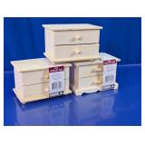 Unfinished Wood DIY Jewelry Boxes