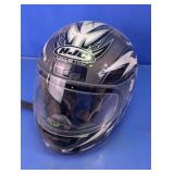 HJC Graphic Full Face Motorcycle Helmet Gray
