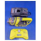 Ryobi 18V ONE+ Charger Light & Stud Finder Trio