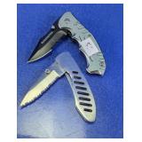 Winchester & Explorer Folding Pocket Knives Pair
