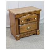 Vtg. Florida Furniture Wood Nightstand/End Table