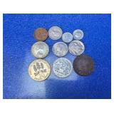 Assorted U.S. and International Coins