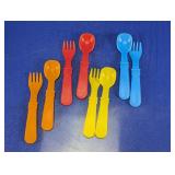 Colorful Plastic Toy Cutlery Set