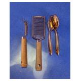 Copper-Tone Kitchen Tool Set