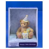 Cherished Teddies Happy 30th Birthday Figurine