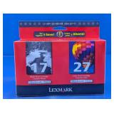Lexmark 17/27 Combo Pack Ink Cartridge Box