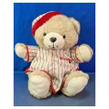 Vtg Humfrey Teddy Bear Plush in Nightgown & Cap