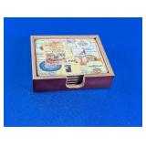 Lady Clare Vintage Wine Label Coaster Set Box