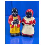 Vtg Black Americana Mammy & Mose Coin Banks