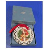 Lenox China Santa's Visit Ornament