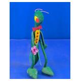 Green Plush Grasshopper Figure