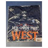 Fanatics 2024 Astros AL West Champs T-Shirt Large