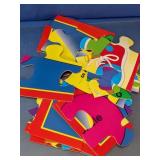 Colorful Puzzle Pieces Set