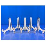 White And Gold Easel Display Stands Assortment
