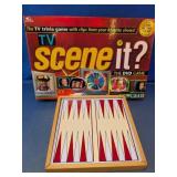 Scene It? TV DVD Game and Wooden Chess Set