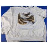 Gildan Heavy Blend Bald Eagle Crewneck Sweatshirt