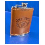 Jack Daniel's Leather-Wrapped Flask