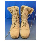 Tan Lace-Up Combat Style Boots 8W