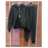 Fleece Tracksuit Set Black Size 2XL Set