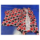 2PC Playing Card Print Pajama Set Size 2XL