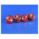 Plastic Ladybug Bag Clips