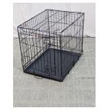 Folding Wire Dog Crate w/ Removable Pan Tray