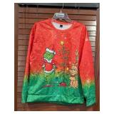 Grinch Christmas Graphic XXL Sweatshirt