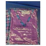Country Store Purple Plaid Shirt 2X