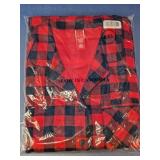 Red And Black Buffalo Plaid Pajama Sleepwear XXL