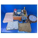Assorted Home Goods, Textiles & Miscellaneous Lot