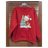 Shein Curve 4XL Christmas Teddy Bear Sweatshirt