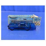 Vtg Avon '55 Thunderbird Cobalt Blue Decanter