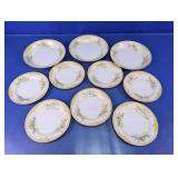 Royal Derby China Floral Bowl & Plate Assortment
